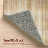 Artisanal Textured Linear Motif(Beige)