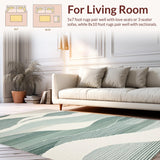 Minimalist Sage Cream Ripple Effect(Beige)