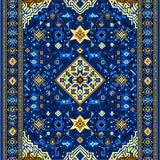 Intricate Selcuk Star Aesthetic(Blue)