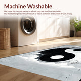 Yin Yang Black and White Meditation Space(Black)