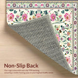 Lively Earth Tone Floral Accents(Ivory)
