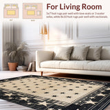 Charming Primitive Half Circle Design(Beige)