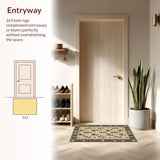 Whimsical Rustic Nature Motif(Beige)