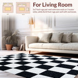 Minimalist Checkered for Pet Friendly Homes(Black)