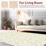 Artistic Pastel Floral Ensemble(Beige)