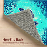 Coastal Vibrant Turtle Motif(Blue)
