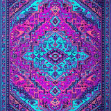 Vintage Blue Meditation Space(Pink)