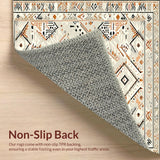 Contemporary Abstract Tiled Motif(Beige)