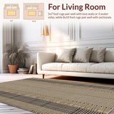 Chic Earth Tone Geometric Design(Beige)