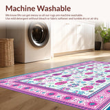 Vibrant Springtime Floral Fusion(White)
