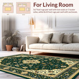 Sophisticated Medallion Floral Aesthetic(Green)