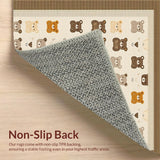 Fun Youthful Character Motif(Beige)