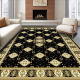 Classic Octagonal Rustic Floral Touch(Black)