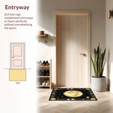 Celestial Harmony Yin Yang Motif(Gold)