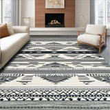 Minimalist Gray Trellis Design Style(Black)