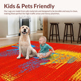 Playful Colorful Handprint Aesthetic(Red)