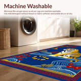 Artistic Multicolor Wildlife Design(Blue)