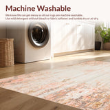 Beige Throw Distressed Floral Design Retro Charm(Beige)