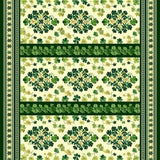 Minimalist Shamrock Patterned Welcome Mat(Green)