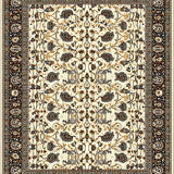 Traditional Beige Paisley Non Slip(Beige)