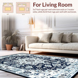 Transitional Tiled Design with Character(Blue)