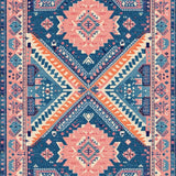 Boho Blush Blue Nursery Non Shedding(Blue)