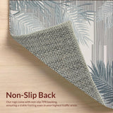 Modern Striking Leaf Print(Beige)