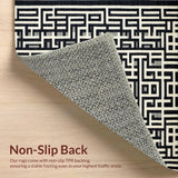 Modern Monochrome Trellis Aesthetic(Black)