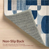 Minimalist Textured Linear Abstraction(Blue)