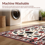 Rustic Black Flower Accents(Red)