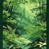 Modern Minimalist Moss Design(Green)