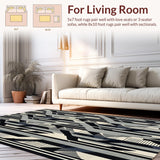 Chic Modern Graphic Stripe(Gray)
