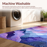 Colorful Watercolor Fishtail Motif(Purple)