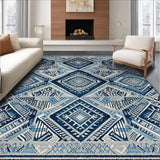 Artful Minimalist Patterned Surface(Blue)