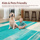 Artful Modernist Geometric Arrangement(Blue)