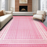 Artful Minimalist Grid Composition(Pink)