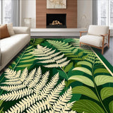 Vibrant Botanical Abstract Motif(Green)