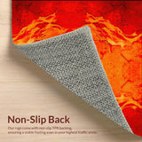Chic Abstract Flame Aesthetic Fusion(Orange)
