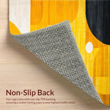 Chic Geometric Yellow Grey Fusion(Yellow)