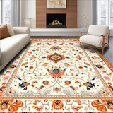 Eclectic Vibrant Floral Burst(Beige)