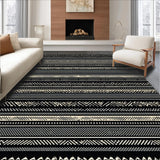 Elegant Tribal Geometric Tapestry(Beige)