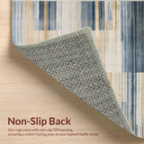 Sleek Modern Ogee Motif Design(Blue)