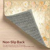 Beautiful Lightweight Entry with Subtle Beige Floral(Beige)