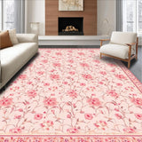 Whimsical Flower Motif in Pastel(Pink)