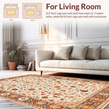 Stylish Distressed Floral Harmony(White)
