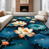 Chic Botanical Geometry Fusion(Blue)