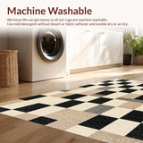 Plaid Entryway with Anti Slip Backing(Beige)