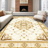 Modern Gold Marble Area(Beige)