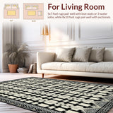 Modern Geometric Lattice Motif(Black)