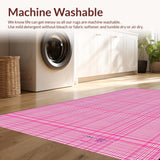 Modern Geometric Pink Checkered Style(Pink)